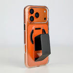LZEL MagClear LeatherGrip Case for iPhone 17 Pro