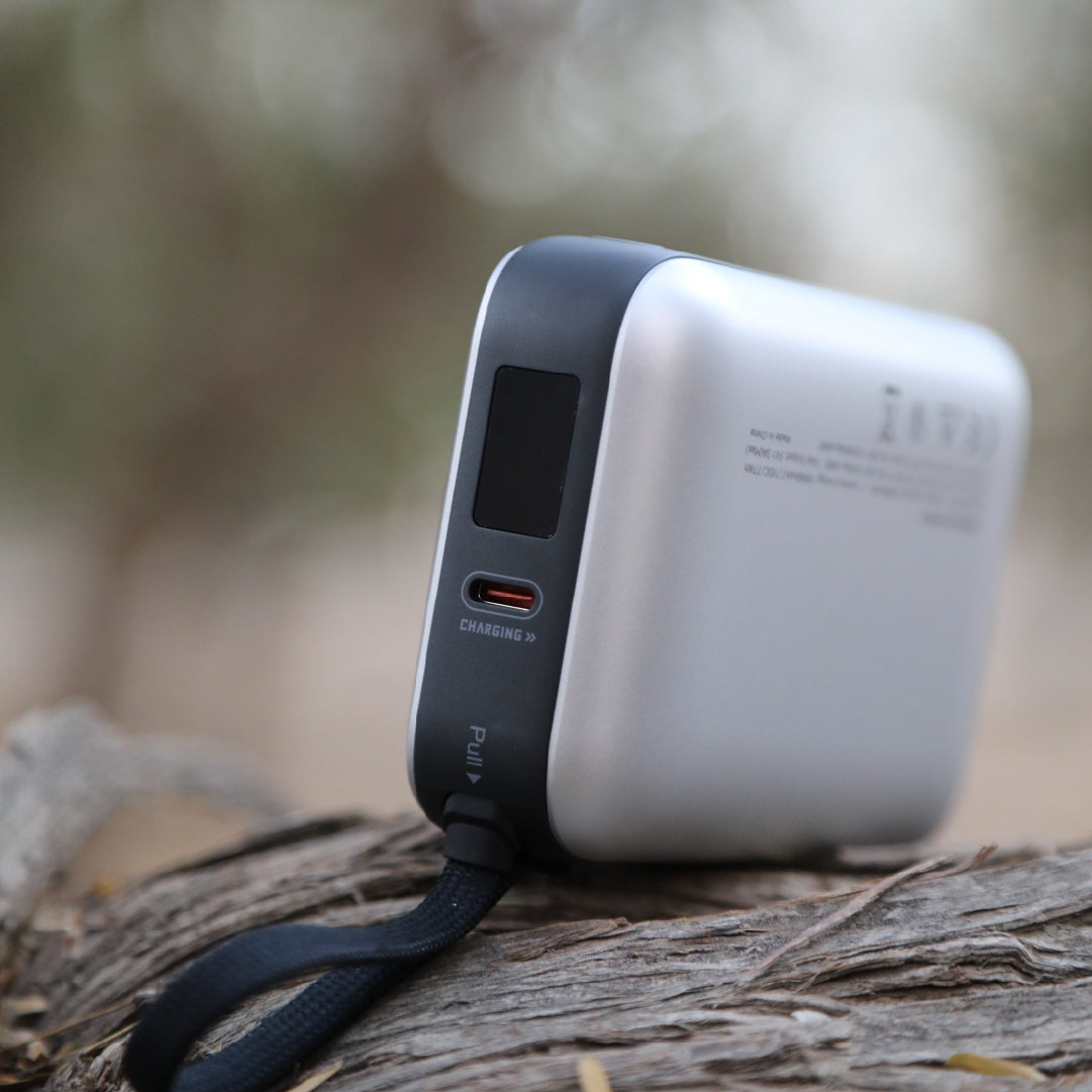باور بانك Lzel Zenoflex Flow10 بسعة 20000 مللي أمبير | PD3.0 و QC 3.0 | شحن بقدرة 65 واط | مدخل/مخرج USB-C مزدوج 