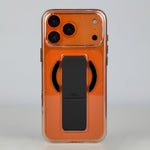 LZEL MagClear LeatherGrip Case for iPhone 17 Pro