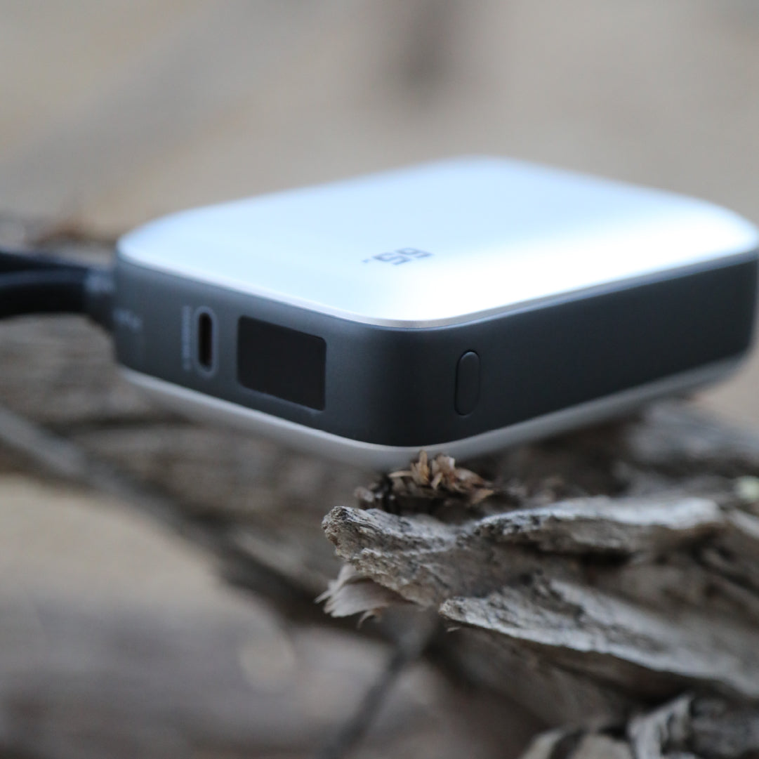 باور بانك Lzel Zenoflex Flow10 بسعة 20000 مللي أمبير | PD3.0 و QC 3.0 | شحن بقدرة 65 واط | مدخل/مخرج USB-C مزدوج 
