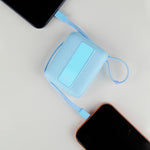 LZEL AMPNEO1O Mini 10000mAh PD Power Bank 30W | Built-in Type-C & Lightning Cable | Type-C Input/Output