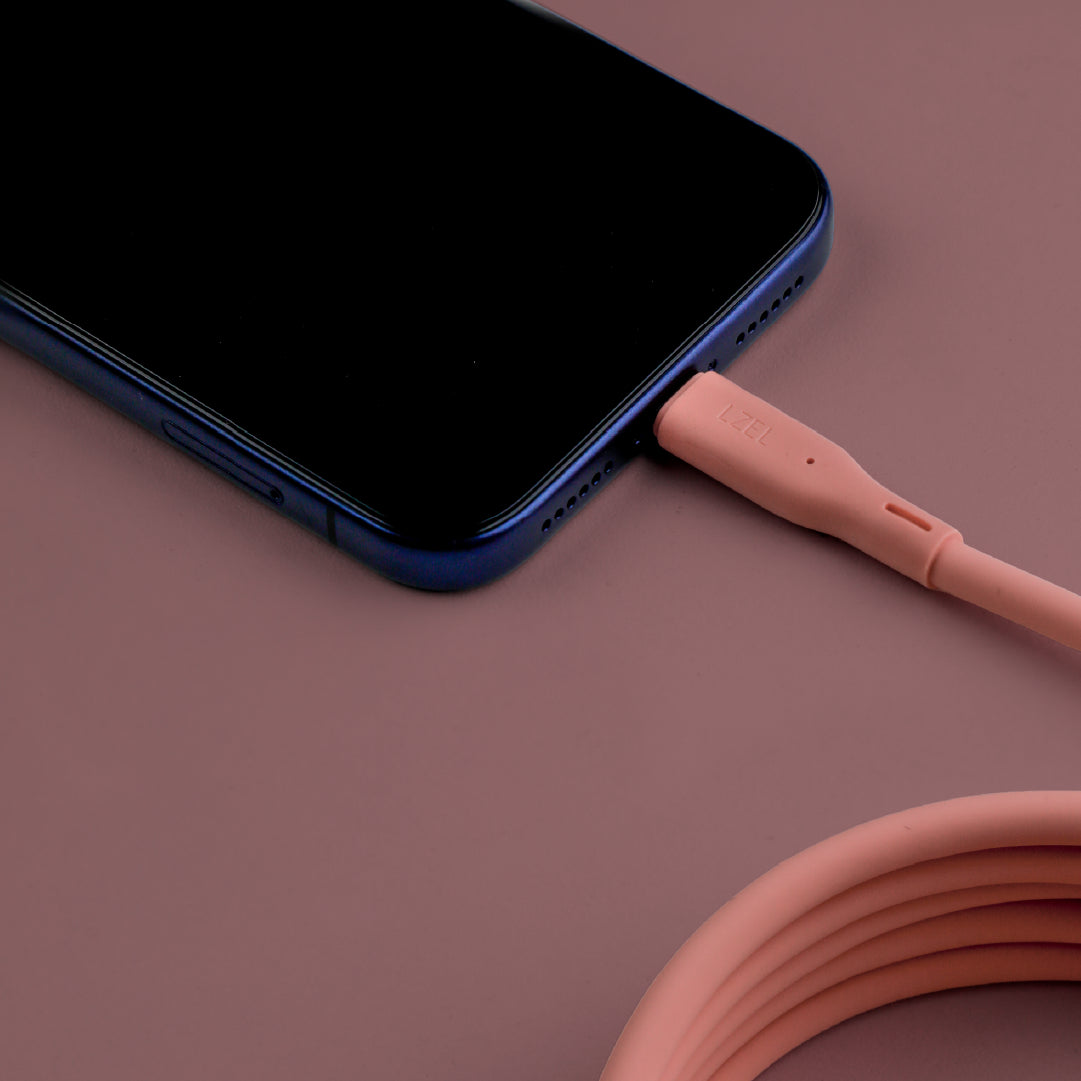 LZEL Celeris Silox CXL Soft Silicone USB-C to USB-C Cable, 480Mbps, 240W Max, 2m