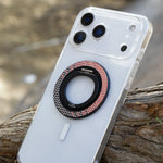 حامل Lzel مع MagSafe بزاوية 360° | أحمر