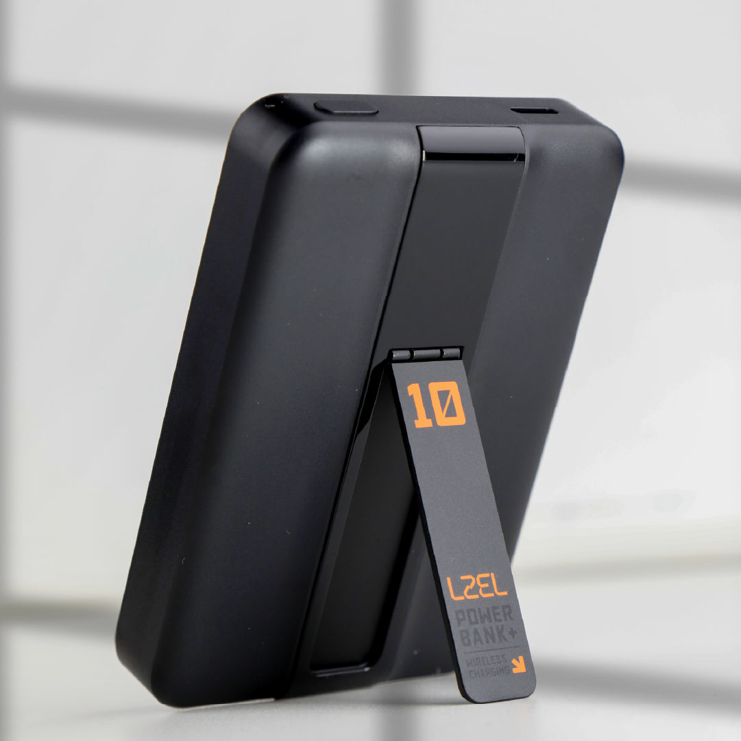 LZEL ZenoFlex MaxCharge 10000mAh Wireless Charging Power Bank – 20W Wired Output / 18W Input (15W Wireless)