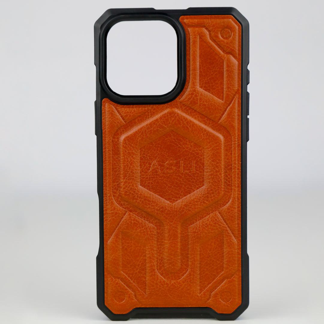ASLI Leather Hybrid Premium Leather Case With Drop Protection And Heat Dissipation Case For 16 Pro