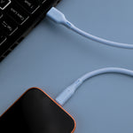 LZEL Celeris Silox CXL Soft Silicone USB-A to USB-C Cable, 480Mbps, 15W Max, 2m