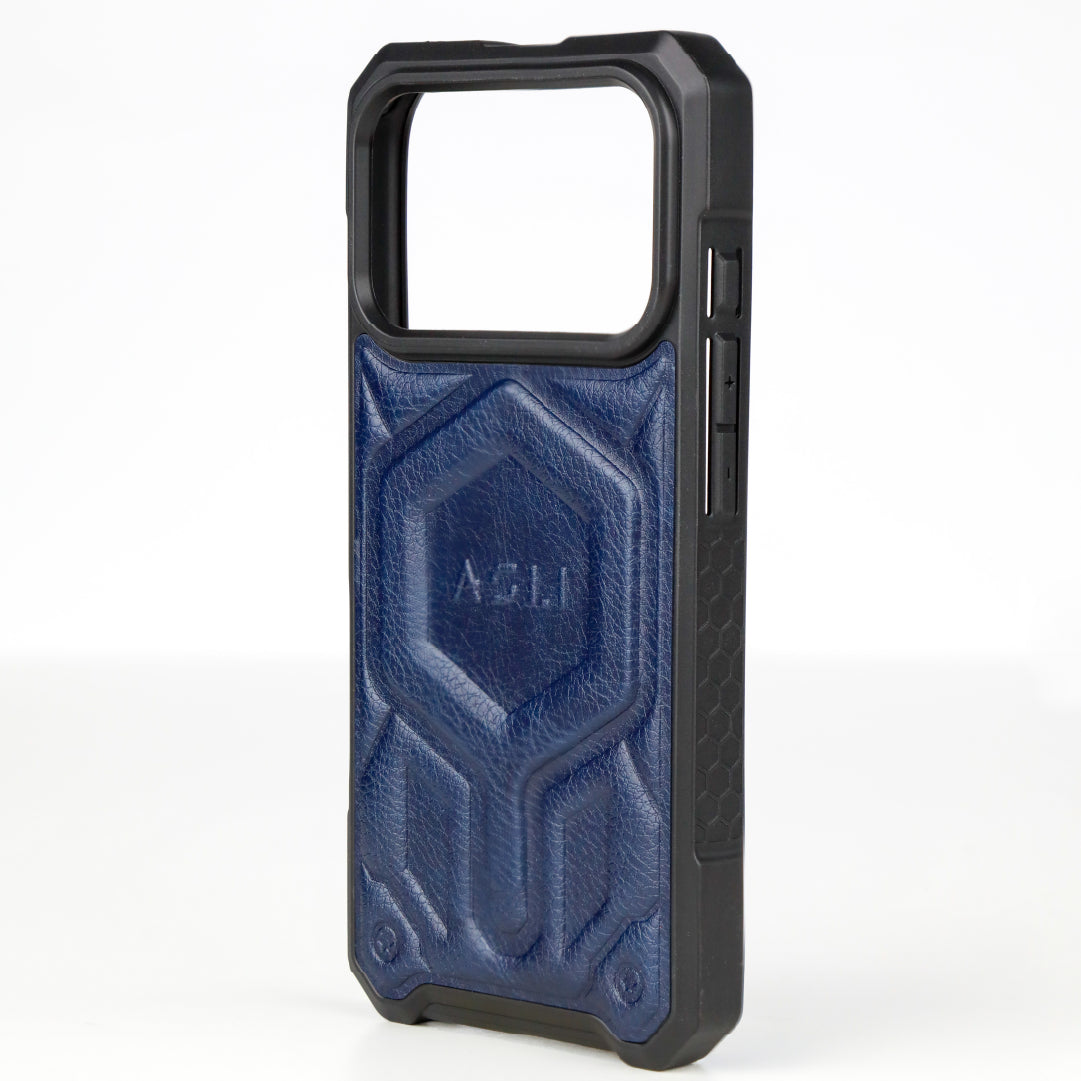 ASLI Leather Hybrid Premium Leather Case With Drop Protection And Heat Dissipation Case For 17 Pro