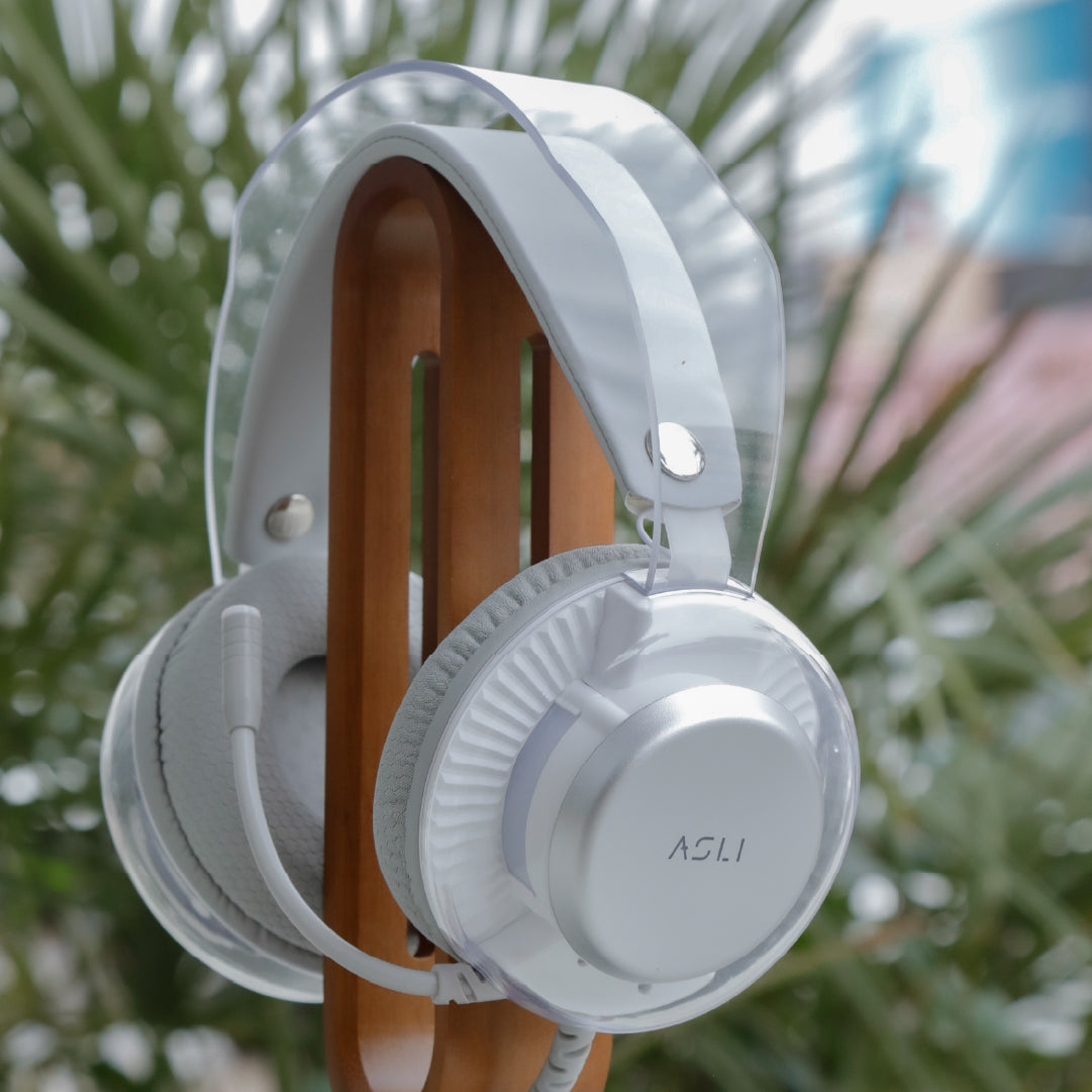 سماعة رأس سلكية Over-Ear Asli Global EvoPlay G1 Ultimate Sound | رمادي