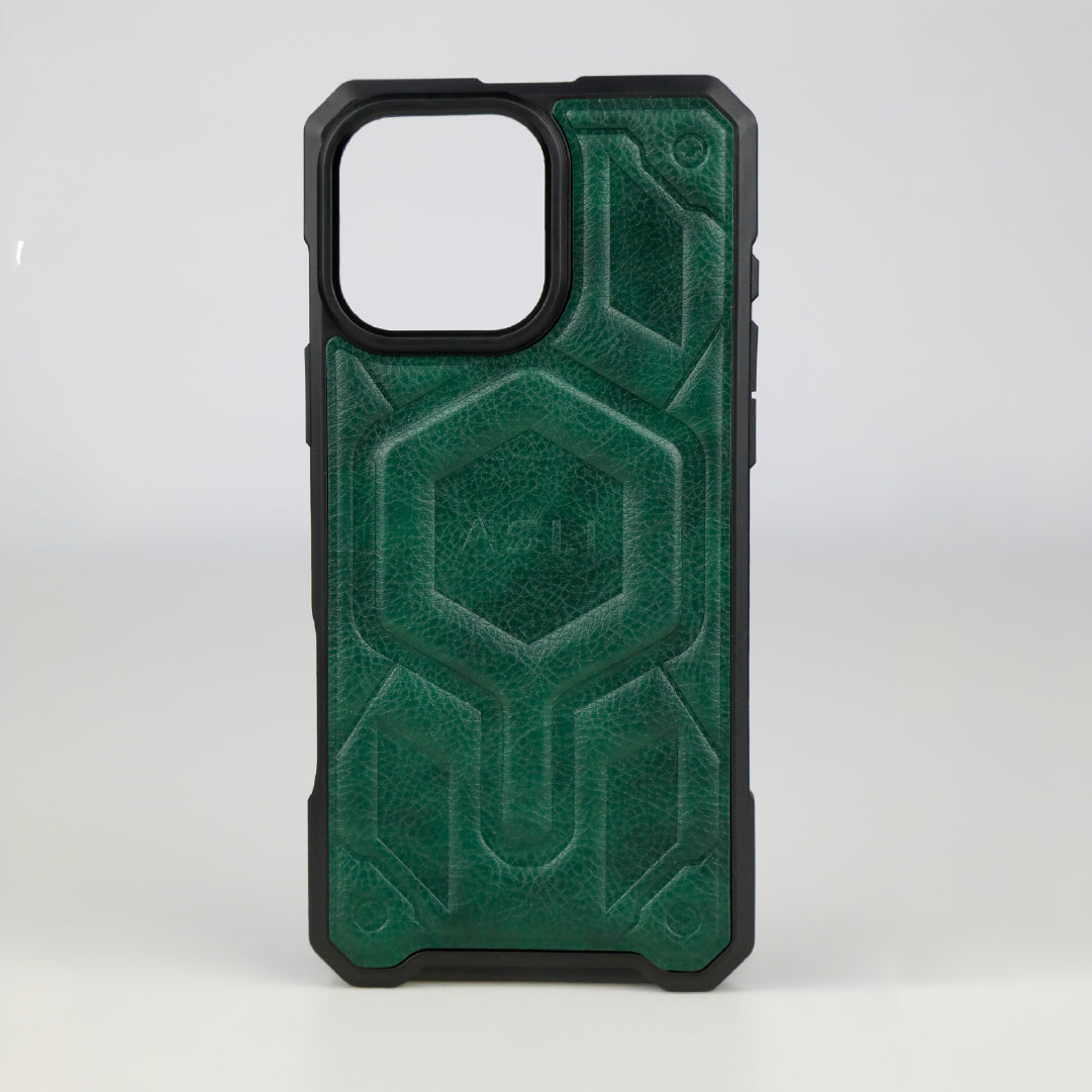 ASLI Leather Hybrid Premium Leather Case With Drop Protection And Heat Dissipation Case For 16 Pro