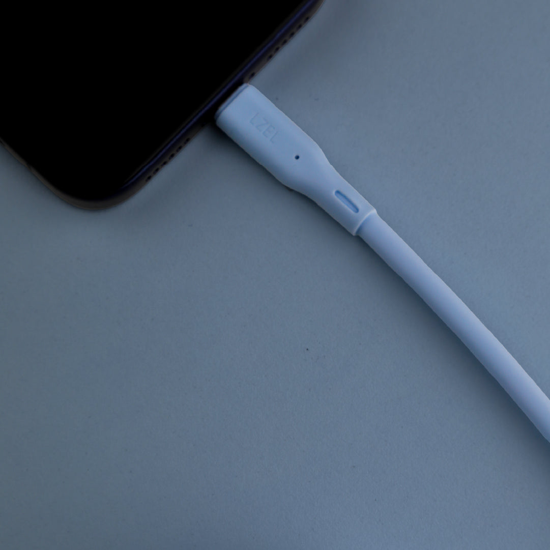 LZEL Celeris Silox CXL Soft Silicone USB-C to USB-C Cable, 480Mbps, 240W Max, 2m