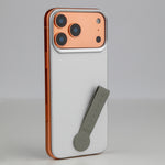 LZEL MagCarbon Strap Carbon Design with 360° Grip and Raised-Edge Protection Back Cover for iPhone 17 Pro Max