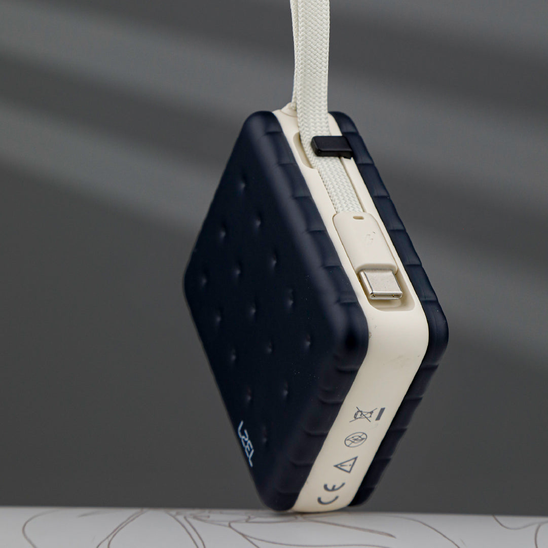 LZEL ZenoFlex MaxLux Mini 10000mAh PD Power Bank – 20W Output / 18W Input (15W Wireless)