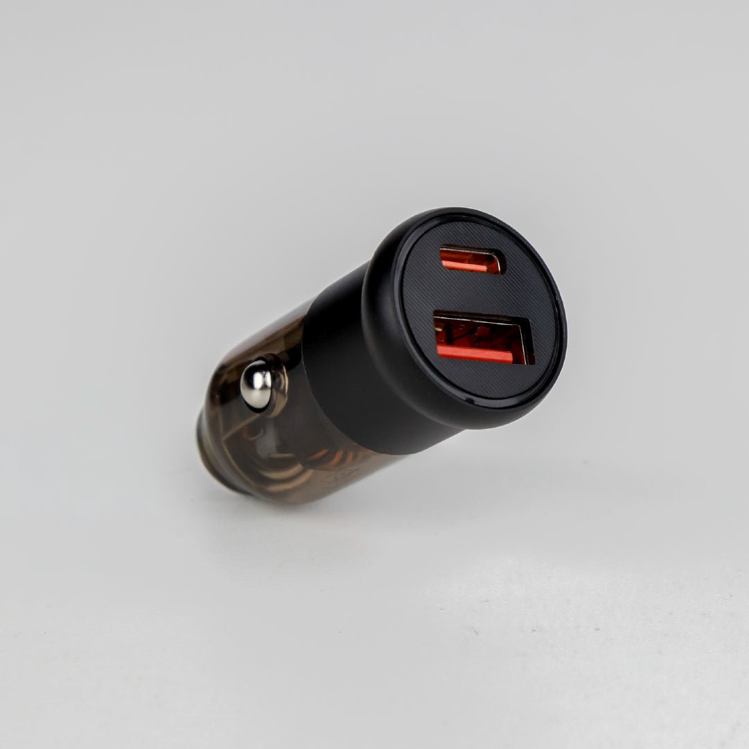 LZEL PulseCharge One 48W Dual-Port Car Charger – USB-C PD & PPS + USB-A