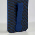 LZEL MagCarbon Strap Carbon Design with 360° Grip and Raised-Edge Protection Back Cover for iPhone 17 Pro Max