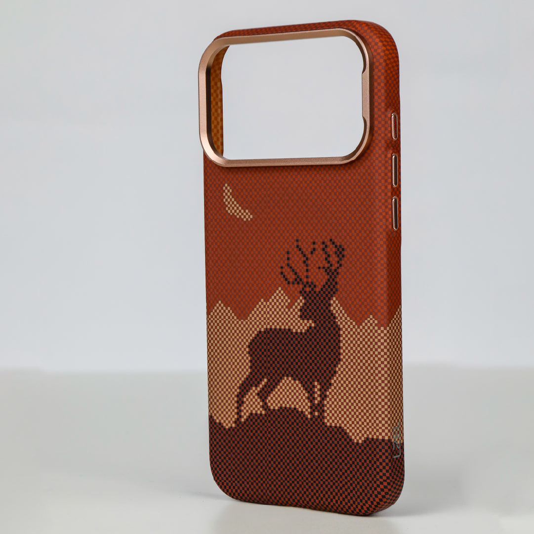 LZEL MagCarbon Deer Cover for iPhone 17 Pro