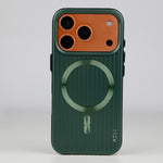 ASLI Corrugared Ridge Premium Metalic Case With Enhanced Camera Protection Case For iPhone 17 Pro Max