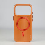 ASLI Corrugared Ridge Premium Metalic Case With Enhanced Camera Protection Case For iPhone 17 Pro Max