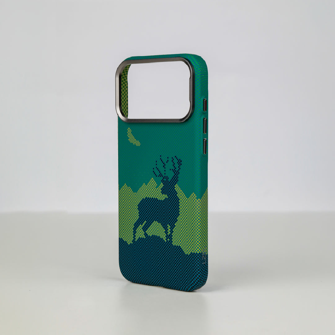 كڤر حماية MagCarbon Deer من LZEL لجهاز iPhone 17 Pro Max | غزال