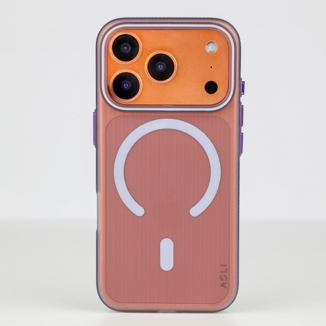 ASLI Corrugatedmag Wave Refined Magsafe Case With Enhanced Camera Protection Case For iPhone 17 Pro Max