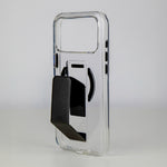 LZEL MagClear LeatherGrip Case for iPhone 17 Pro