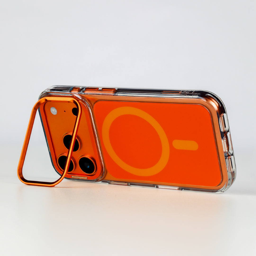 LZEL Hybrid Camera Frame Stand Case With Magsafe For IPhone 17 Pro Max