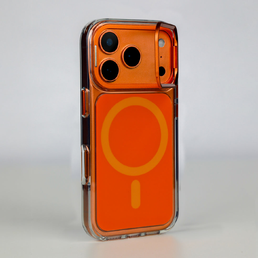 LZEL Hybrid Camera Frame Stand Case With Magsafe For IPhone 17 Pro Max