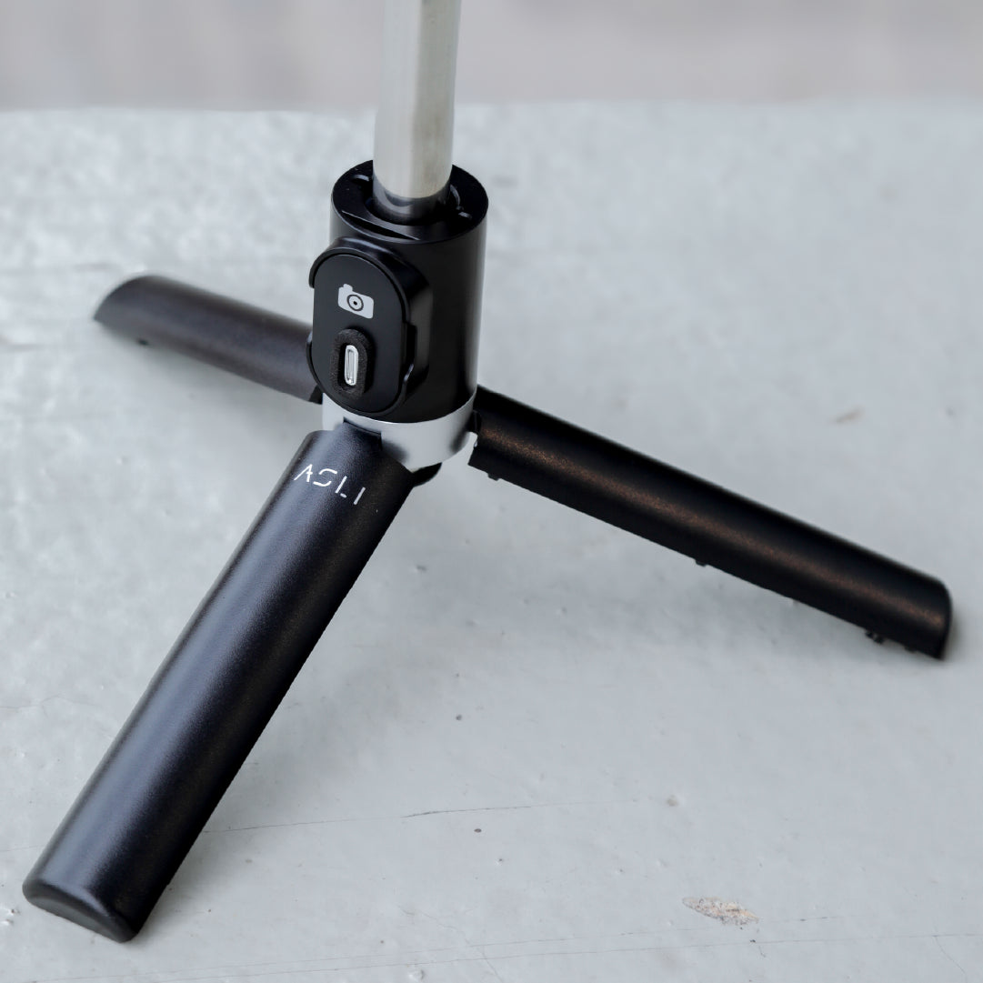 Asli Global Selfynix One Selfie Stick Extendable up to 108cm with Wireless Remote & Tripod Stand
