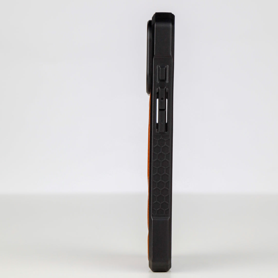 ASLI Leather Hybrid Premium Leather Case With Drop Protection And Heat Dissipation Case For 17 Pro