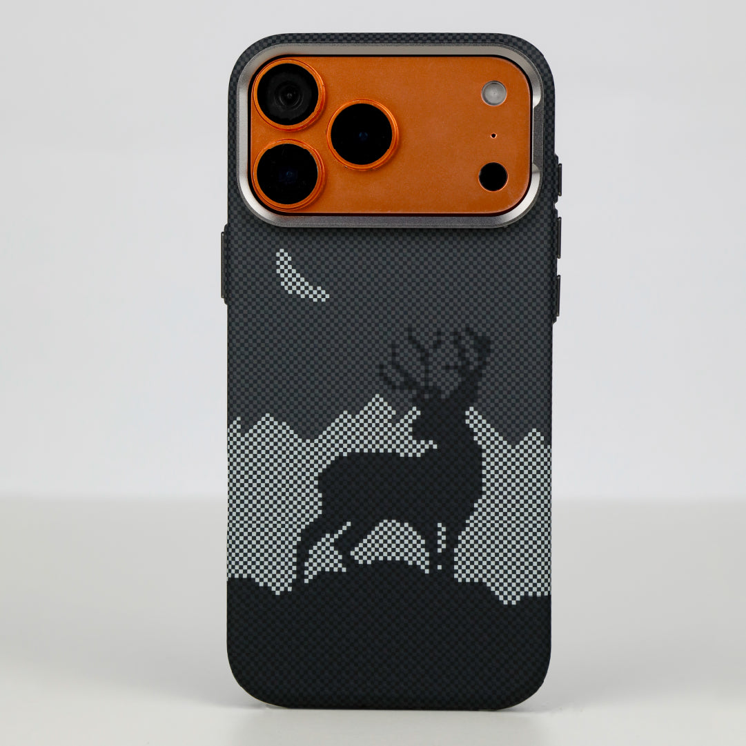 كڤر حماية MagCarbon Deer من LZEL لجهاز iPhone 17 Pro Max | غزال