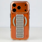 LZEL Clearmag Kickstand Clear Strap Magsafe With Enhanced Edge Protection Case For iPhone 17 Pro Max