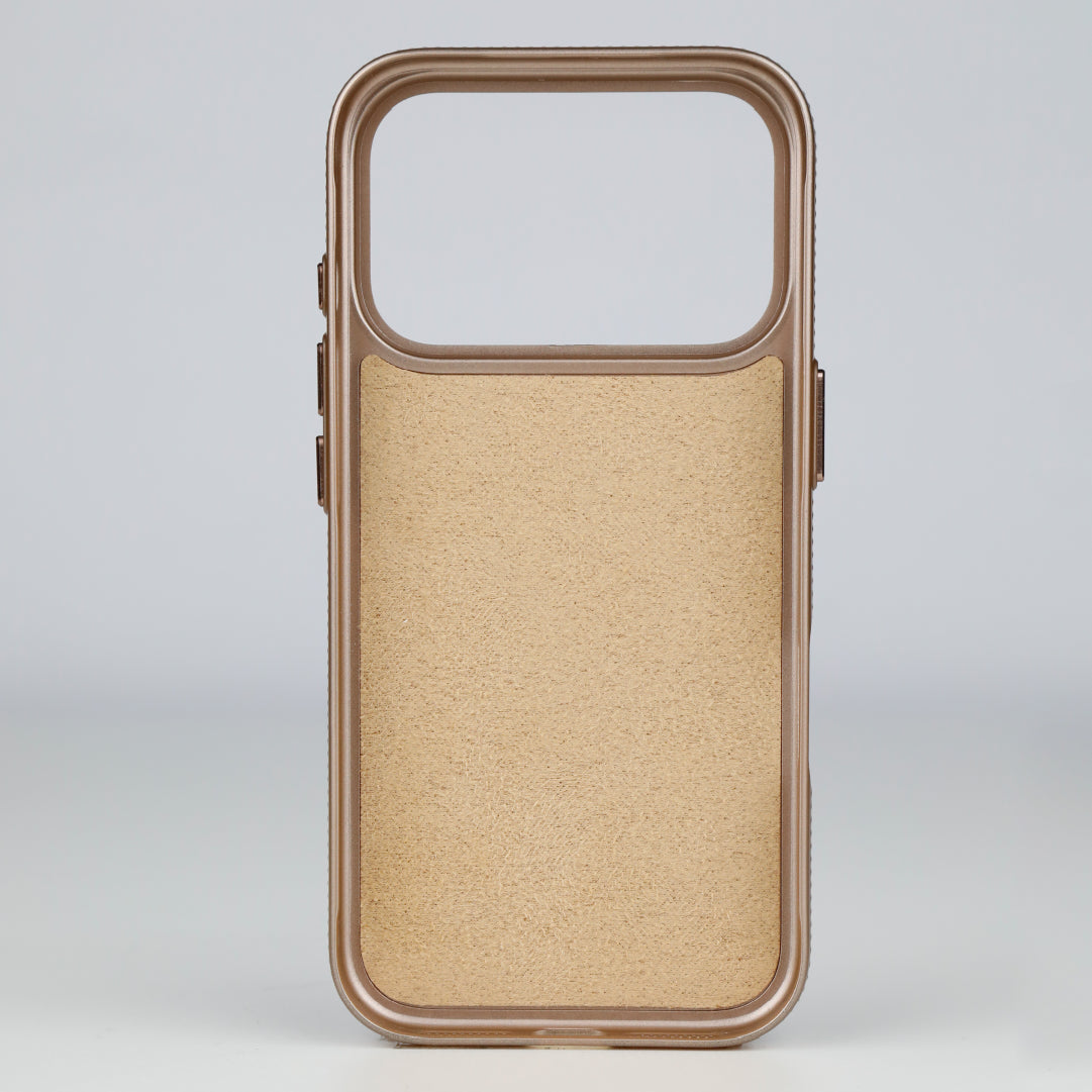 ASLI Corrugared Ridge Premium Metalic Case With Enhanced Camera Protection Case For iPhone 17 Pro Max
