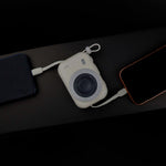 LZEL NanoFlex Nova – 10,000mAh Magnetic Power Bank with USB-C PD & Built-in Cable