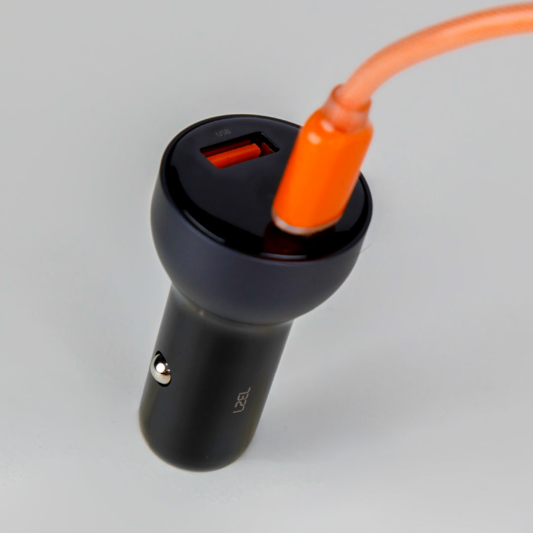 شاحن سيارة LZEL PulseCharge Elite بقدرة 60 واط – USB-C PD وPPS + USB-A