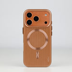 ASLI Corrugared Ridge Premium Metalic Case With Enhanced Camera Protection Case For iPhone 17 Pro Max