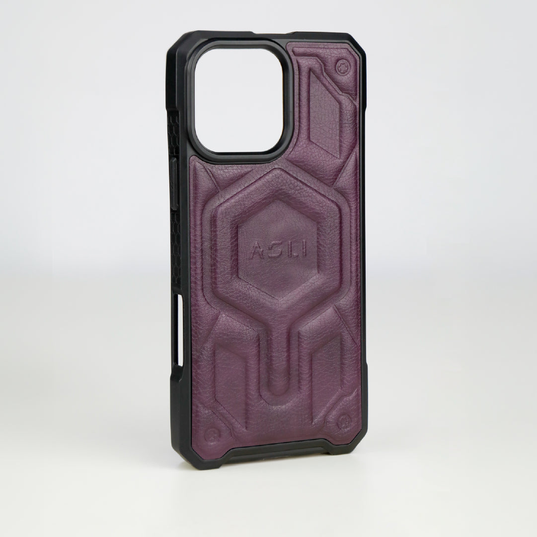 ASLI Leather Hybrid Premium Leather Case With Drop Protection And Heat Dissipation Case For 16 Pro