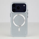ASLI Corrugared Ridge Premium Metalic Case With Enhanced Camera Protection Case For iPhone 17 Pro Max