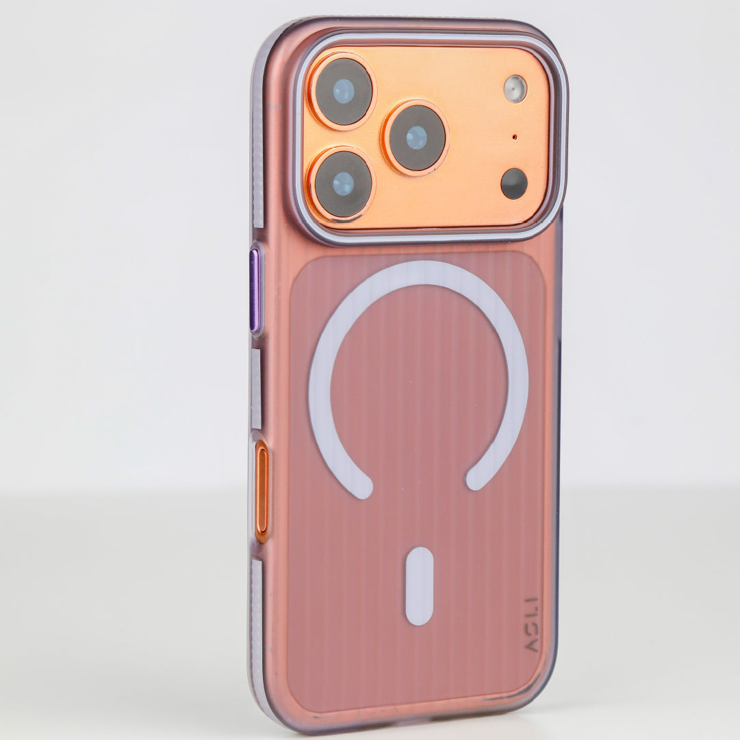 ASLI Corrugatedmag Wave Refined Magsafe Case With Enhanced Camera Protection Case For iPhone 17 Pro Max