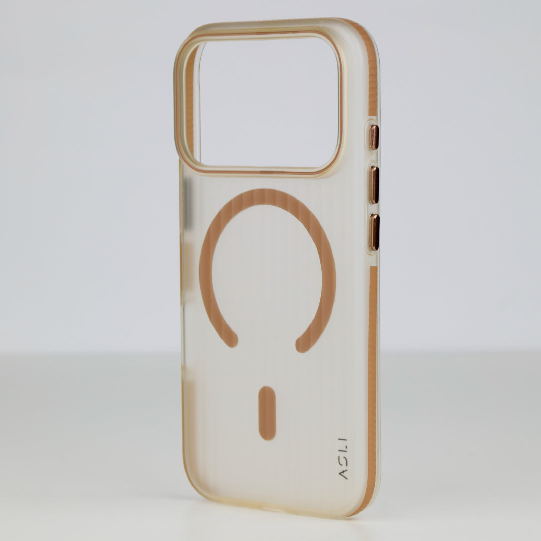ASLI Corrugatedmag Wave Refined Magsafe Case With Enhanced Camera Protection Case For iPhone 17 Pro Max