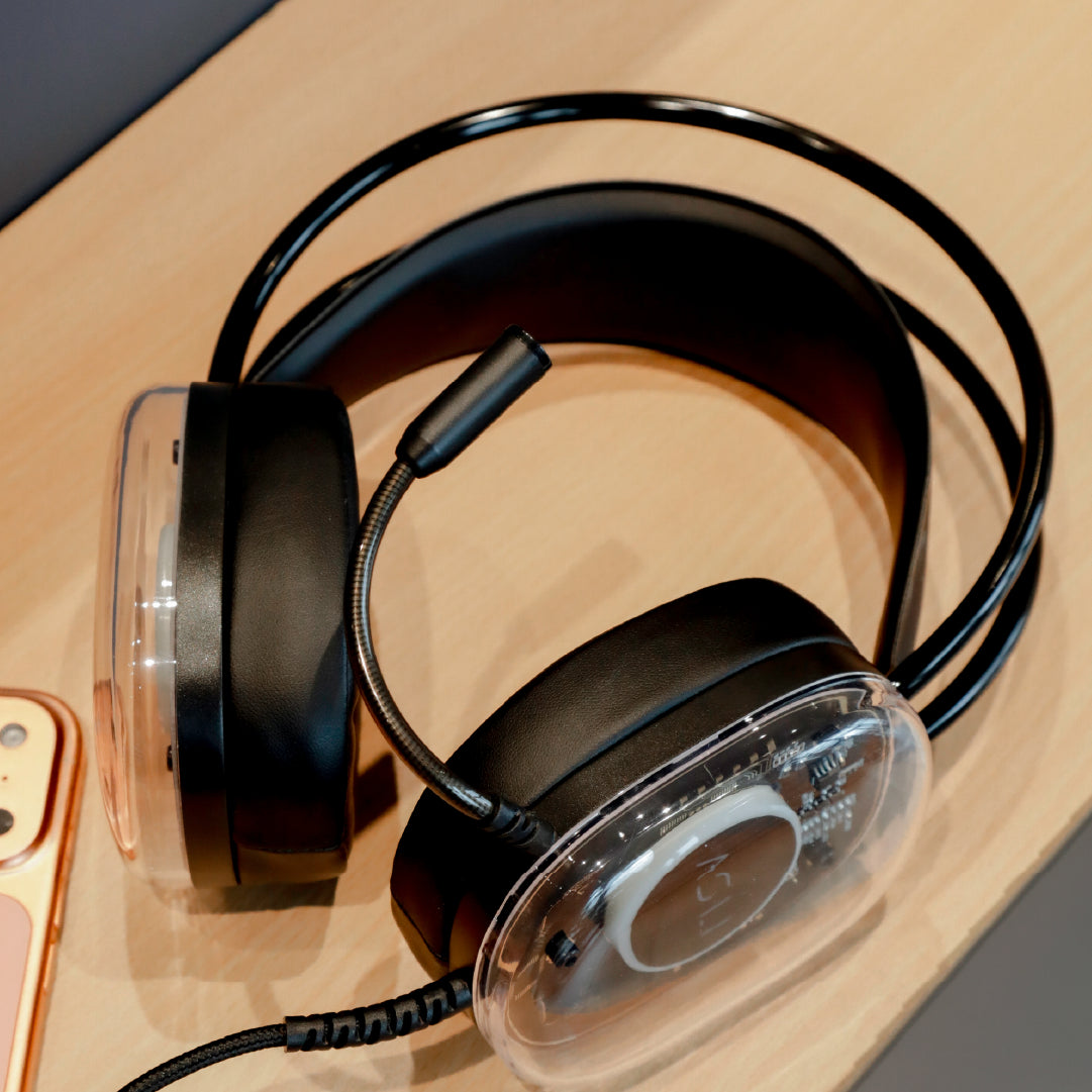 Asli Global EvoStrike G3 Over-Ear Wired Headphone | Black