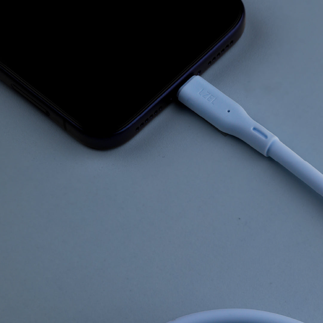 LZEL Celeris Silox CXL Soft Silicone USB-C to USB-C Cable, 480Mbps, 240W Max, 2m