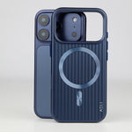 ASLI Corrugared Ridge Premium Metalic Case With Enhanced Camera Protection Case For iPhone 17 Pro Max