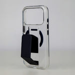 LZEL MagClear LeatherGrip Case for iPhone 17 Pro