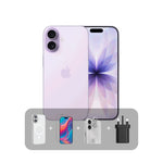 أبل آيفون 17  – سعة 256GB - شاشة 6.3 بوصة - يدعم شريحتي eSIM (نسخة اليابان) + عرض الباندل | بنفسجي