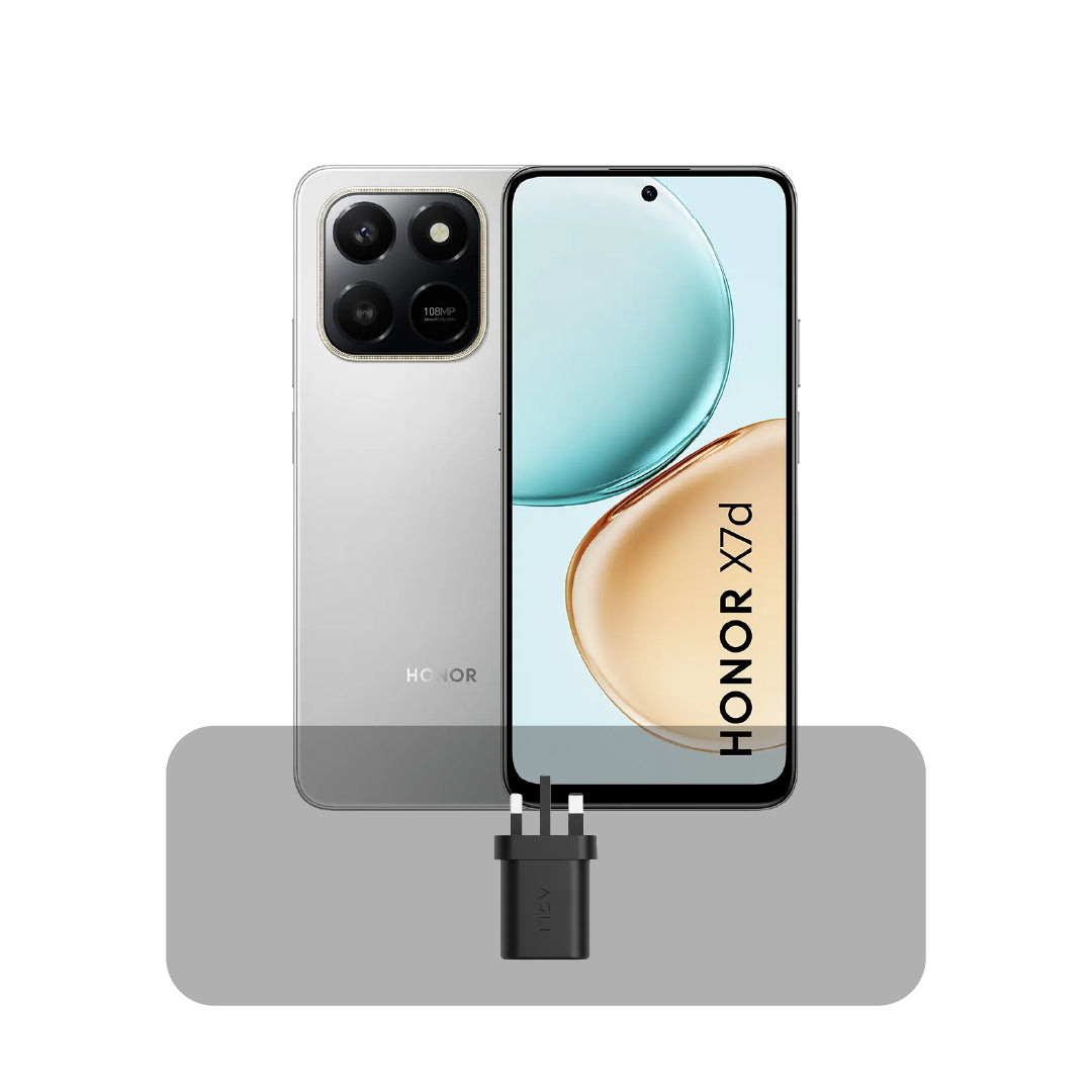 HONOR X7D 5G - 256GB - 8GB RAM + Bundle Offer | Meteor Silver