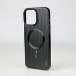 ASLI Corrugared Ridge Premium Metalic Case With Enhanced Camera Protection Case For iPhone 16 Pro Max