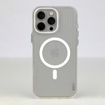 كڤر حماية ASLI Corrugated Mag Wave Refined MagSafe لهاتف iPhone 16 Pro Max مع حماية مُعزّزة للكاميرا.