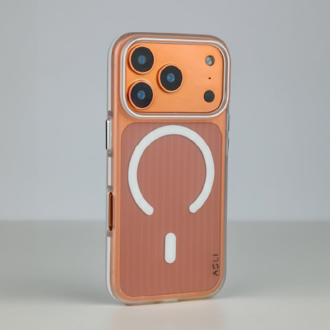 ASLI Corrugatedmag Wave Refined Magsafe Case With Enhanced Camera Protection Case For iPhone 17 Pro Max