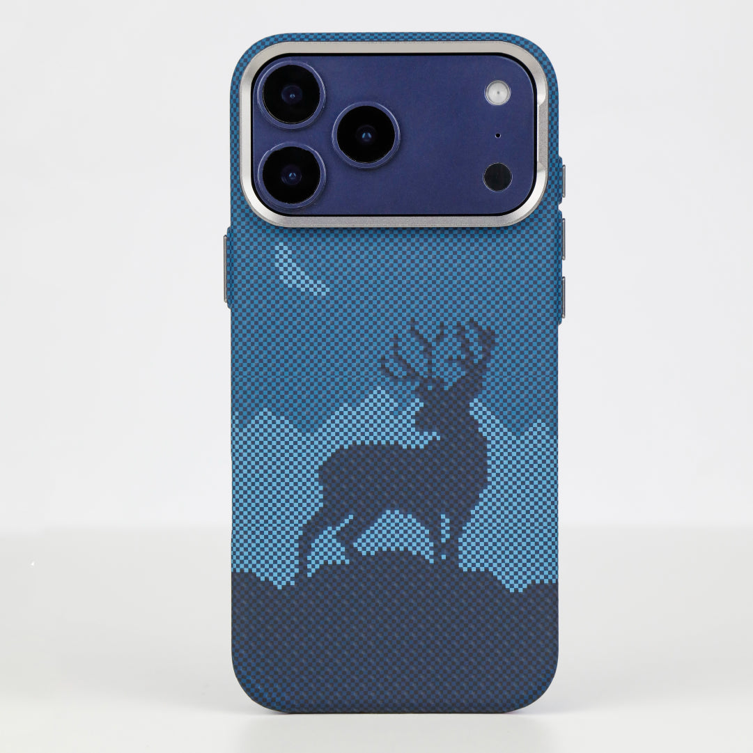 كڤر حماية MagCarbon Deer من LZEL لجهاز iPhone 17 Pro Max | غزال