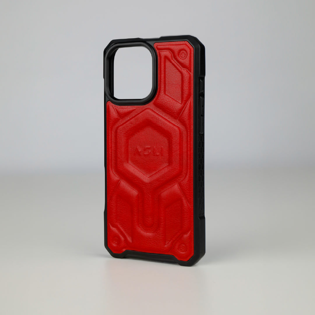 ASLI Leather Hybrid Premium Leather Case With Drop Protection And Heat Dissipation Case For 16 Pro