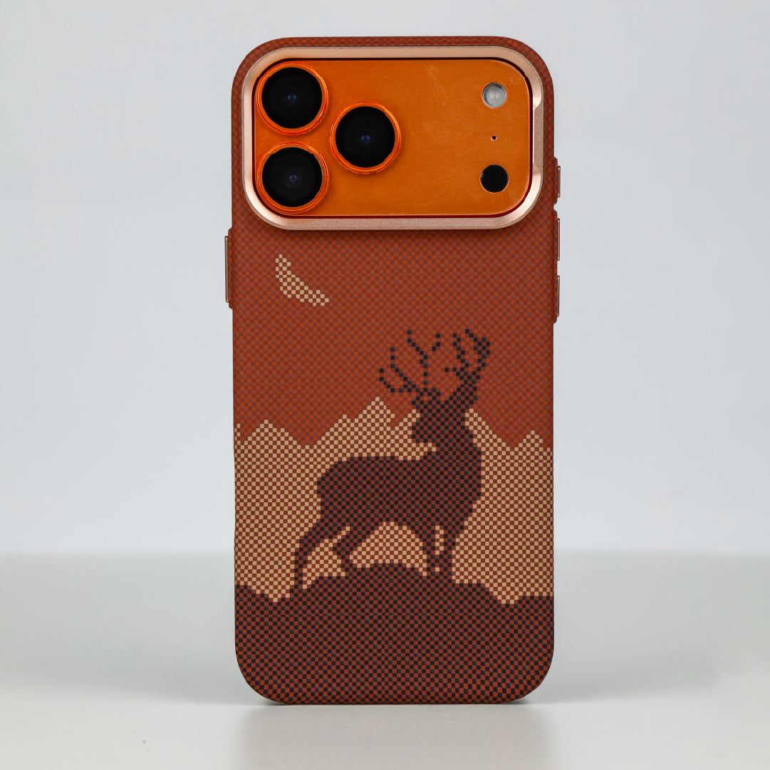 LZEL MagCarbon Deer Cover for iPhone 17 Pro
